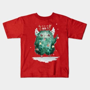 Christmas Yule tree Kurent Kids T-Shirt